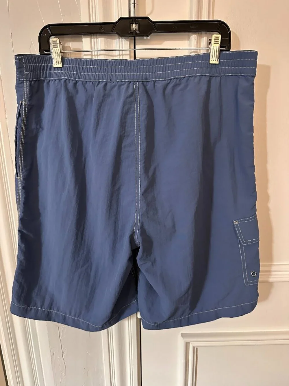 Polo Ralph Lauren Cargo Board Shorts Men's Large Blue Swim Trunks Classic Logo